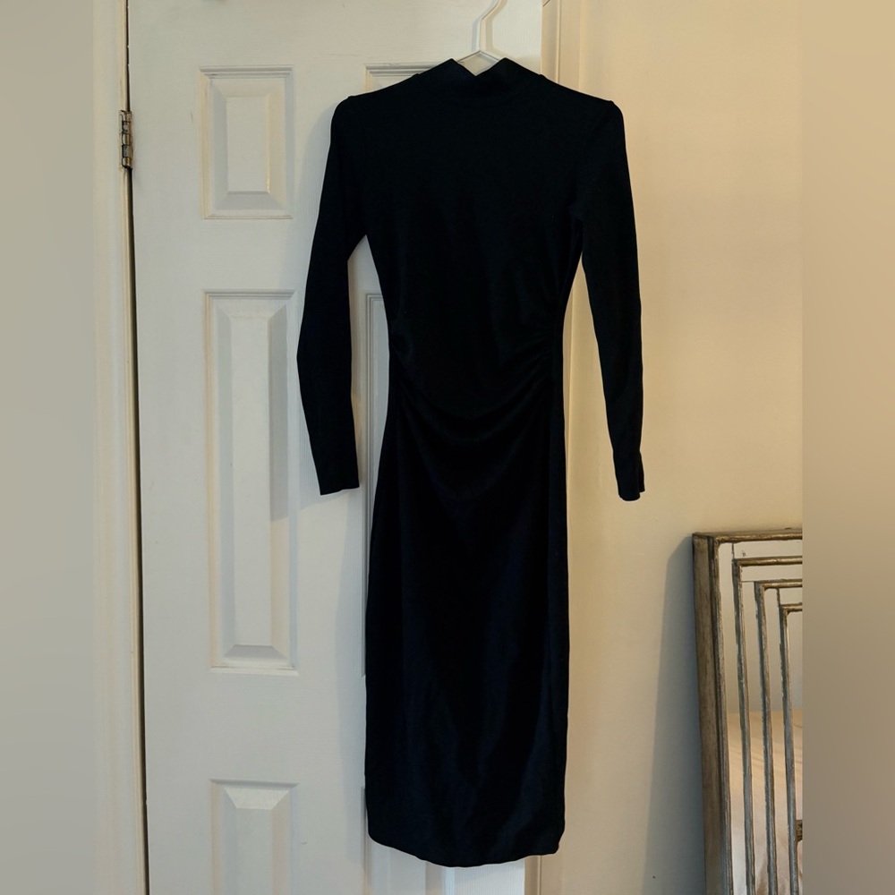 Zara Black Long Sleeve Dress